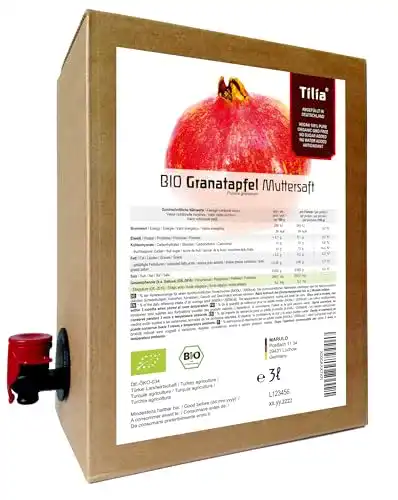 Granatapfelsaft naturi.me BIO Granatapfel Muttersaft – (3 Liter)