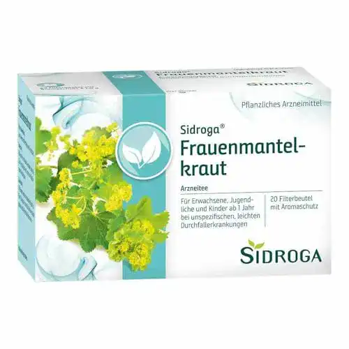 Frauenmanteltee Sidroga Frauenmantelkraut Tee, 20 Filterbeutel