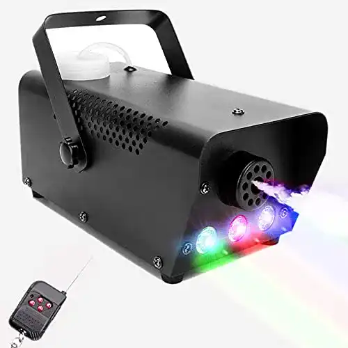 Mini-Nebelmaschine MORFIT, mit 3 Stage LED Farblichtern