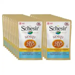 Schesir-Katzenfutter Schesir Cat Soup Thunfisch mit Tintenfisch
