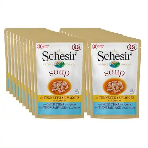 Die beste Schesir-Katzenfutter Schesir Cat Soup Thunfisch mit Tintenfisch 2026 Test Bestseller Schesir-Katzenfutter Schesir Cat Soup Thunfisch mit Tintenfisch