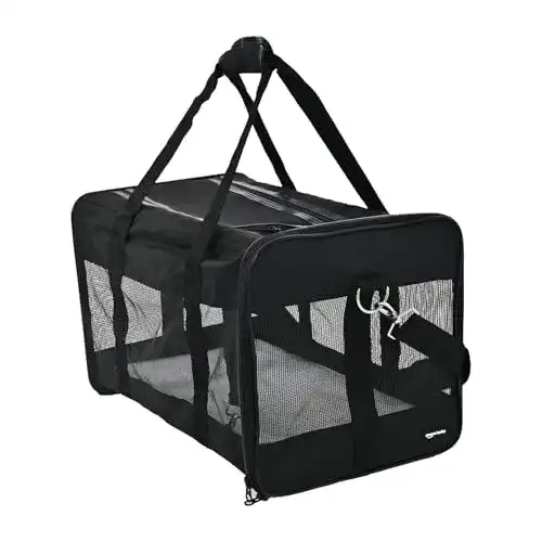 Die beste Hundetragetasche Amazon Basics Transporttasche, Größe L 2026 Test Bestseller Hundetragetasche Amazon Basics Transporttasche, Größe L