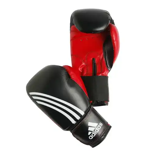 Boxhandschuhe adidas Boxhandschuh Response, black-red, 14 oz