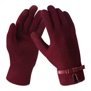 Handschuhe Bequemer Laden Damen Kaschmir Touchscreen
