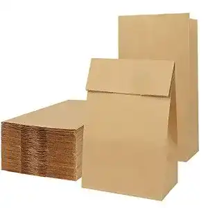 Papiertüten Weifeng 50 Stück Braun, groß, Geschenktüten