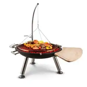 Schwenkgrill blumfeldt Turion – Ø 80cm Feuerschale
