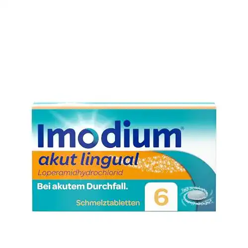 Durchfall-Medikament Imodium akut lingual Schmelztabletten 6 St