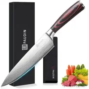 Kuchenmesser PAUDIN Kochmesser, Klingenlänge 20cm Profi