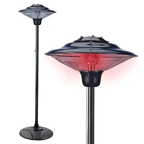 Die beste Heizpilz elektrisch Cepewa, Standfuß Ø 50cm, 2 Heizstufen 2026 Test Bestseller Heizpilz elektrisch Cepewa, Standfuß Ø 50cm, 2 Heizstufen