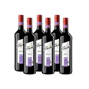 Französischer Rotwein Blanchet Merlot Rotwein Trocken (6 x 0,75l)