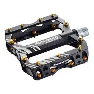 Reverse-Pedale Reverse Escape Pro Flat Fahrrad schwarz/Gold