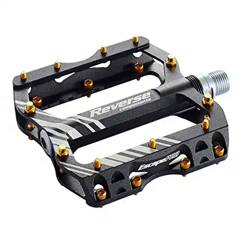Reverse-Pedale Reverse Escape Pro Flat Fahrrad schwarz/Gold