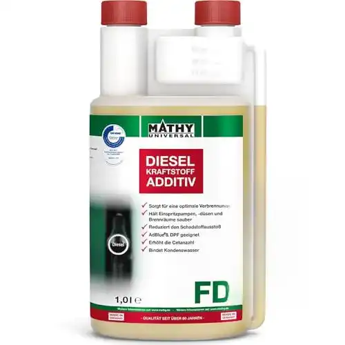 Die beste Kraftstoffstabilisator MATHY -FD Diesel-Pflege-Kraftstoffadditiv 2026 Test Bestseller Kraftstoffstabilisator MATHY -FD Diesel-Pflege-Kraftstoffadditiv