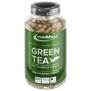 Grüner-Tee-Kapseln IronMaxx Green Tea/Grüntee-Extrakt, 300 St