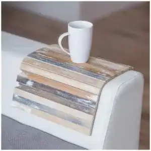 Sofatablett EWART WOODS Holz-Sofa-Armlehnenschoner