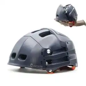 Faltbarer Fahrradhelm Overade Faltbarer Helm Plixi Fit Blau