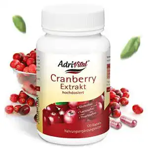 Cranberry-Kapseln AdriVital Cranberry Kapseln hochdosiert, 120 St