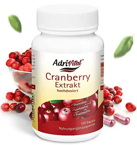Cranberry-Kapseln AdriVital Cranberry Kapseln hochdosiert, 120 St