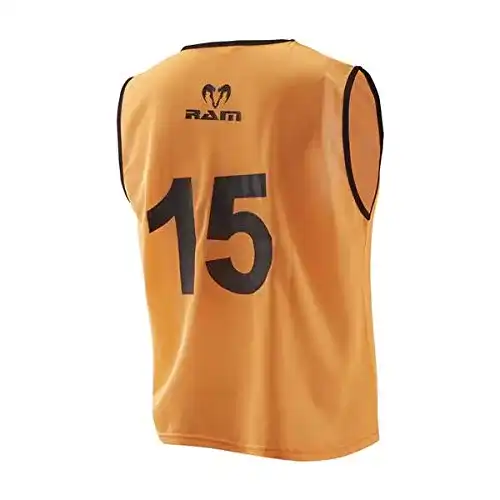 Fußball-Leibchen Ram Top Sport Nummerierte Leibchen, 15 Stück