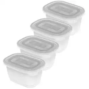 Rotho-Vorratsdosen Rotho Freeze 4er-Set Gefrierdosen 0,75l