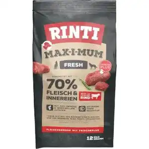 Hundetrockenfutter Rinti MAX-I-MUM Rind 12kg