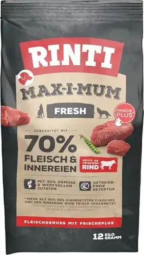 Hundetrockenfutter Rinti MAX-I-MUM Rind 12kg