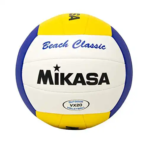 Die beste Mikasa-Volleyball MIKASA VX20 Beach Classic Volleyball, Weiß 2026 Test Bestseller Mikasa-Volleyball MIKASA VX20 Beach Classic Volleyball, Weiß