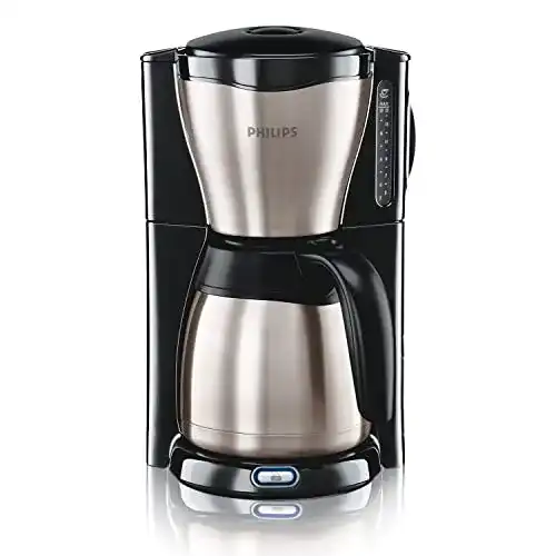 Kaffeemaschine (weiß) Philips HD7546/00 Gaia, mit Thermo-Kanne