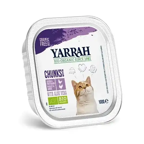Die beste Yarrah-Katzenfutter Yarrah Bröckchen Huhn Truthahn 16 x 0.1 kg 2026 Test Bestseller Yarrah-Katzenfutter Yarrah Bröckchen Huhn Truthahn 16 x 0.1 kg
