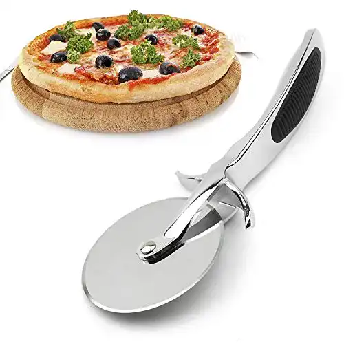 Pizzaschneider JmeGe Rad, Edelstahl mit rutschfestem Griff