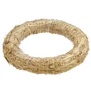 Strohkranz Glorex 300 x 60 mm, Stroh, Natur, 30 x 30 x 6 cm