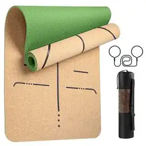 Yogamatte Kork gisala Yogamatte aus Kork und Naturkautschuk