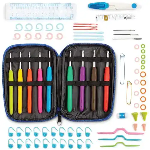 Häkelnadeln WINTEX 78-teiliges Häkelnadel-Set, ergonomisch