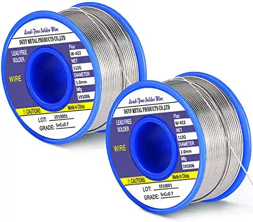 Lötzinn Gifort, Bleifreier Lötdraht 100g, 1mm (2 stück)