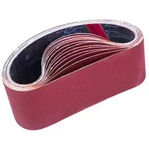 Schleifband STEBRUAM Schleifbänder, 75 x 457 mm, Set (15 Stück)