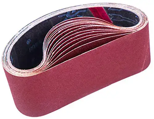 Schleifband STEBRUAM Schleifbänder, 75 x 457 mm, Set (15 Stück)