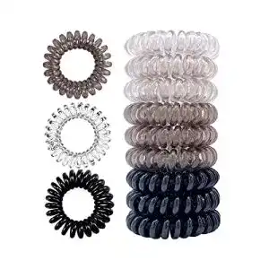 Spiral-Haargummi Olisang 9 Stück Haargummi Spiral klein