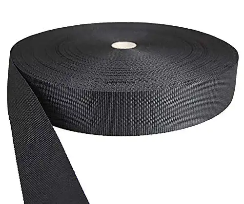 Gurtband tukan-tex Polypropylene schwarz 50mm breit, 50 m