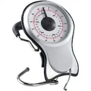 Kofferwaagen PEARL Gepäckwaage: Analoge 2in1-Kofferwaage