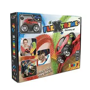 Autorennbahn Smoby – FleXtreme Starter Set – 184 Schienen