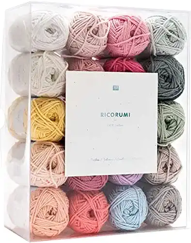 Baumwollgarn Kuckee RICORUMI SET 20ER BABY PASTELL