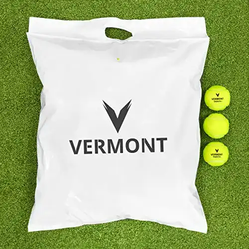 Drucklose Tennisbälle Vermont Trainingsbälle Tennis 60er-Eimer