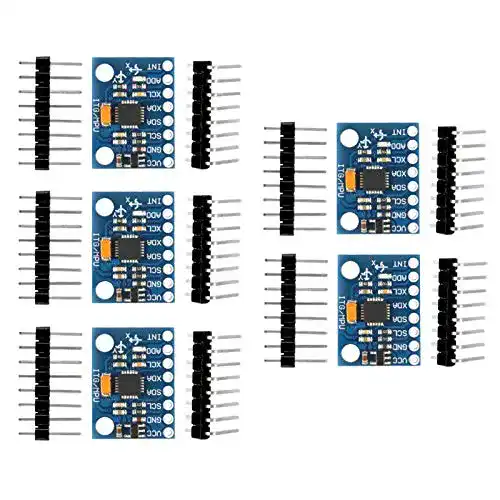 MPU6050 AITRIP 5 Stück GY-521 MPU-6050 3-Achsen-Gyroskop