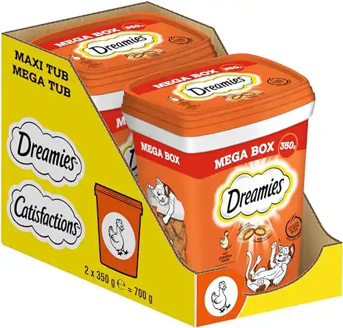 Dreamies-Katzensnack Dreamies Katzensnacks mit Huhngeschmack, 2er