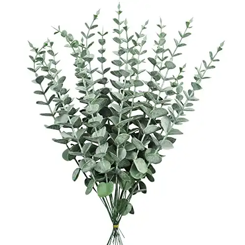 Eukalyptus künstlich YMIFEEY 20 Stück Eukalyptus Zweige