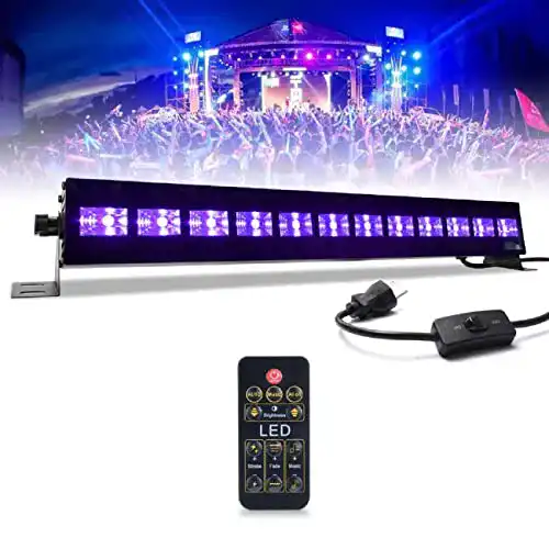 Schwarzlicht-Strahler MICTUNING UV LED-Beleuchtung, 36W