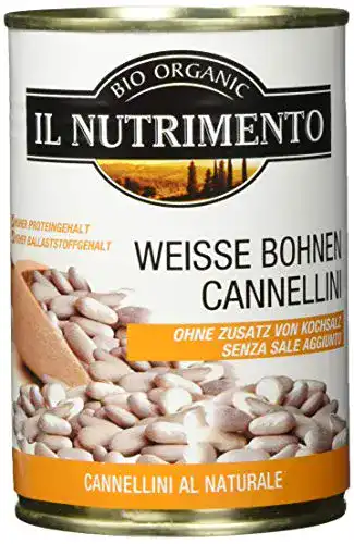 Weiße Bohnen IL NUTRIMENTO Weisse Bohnen natur, 12 x 400 g