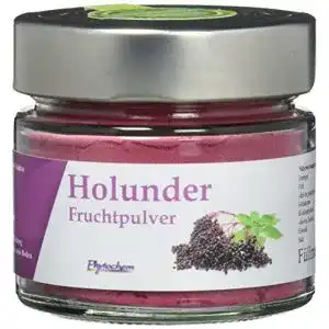Fruchtpulver Phytochem HOLUNDER PULVER reines Holunder 70 Gr