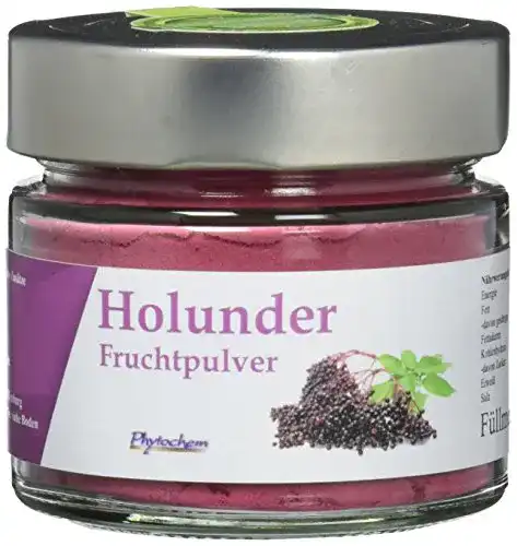 Fruchtpulver Phytochem HOLUNDER PULVER reines Holunder 70 Gr