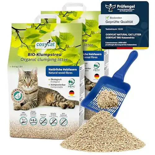 Katzen-Klumpstreu cosycat NATURAL CAT LITTER COSYCAT 40 l